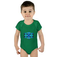 Classic Blue Infant Baby Rib Bodysuit