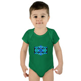 Classic Blue Infant Baby Rib Bodysuit