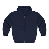 Purple Sun Unisex Heavy Blend™ Full Zip Hooded Sweatshirt