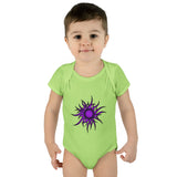 Purple Sun Infant Baby Rib Bodysuit