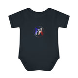 AMerican Flag Infant Baby Rib Bodysuit