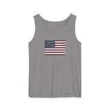 American Flag Unisex Garment-Dyed Tank Top