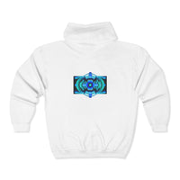 Classic Blue Unisex Heavy Blend™ Full Zip Hooded Sweatshirt
