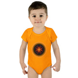 Orange Star Infant Baby Rib Bodysuit