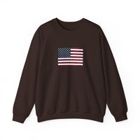 American Flag Unisex Heavy Blend™ Crewneck Sweatshirt