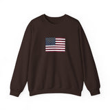 American Flag Unisex Heavy Blend™ Crewneck Sweatshirt
