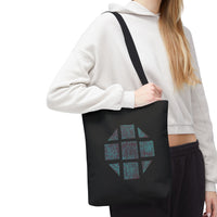 Teal Hex Tote Bag