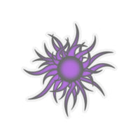 Purple Sun Kiss-Cut Stickers