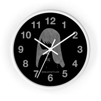 Graphite Lucy Wall Clock