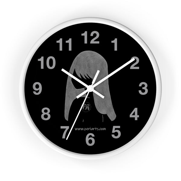 Graphite Lucy Wall Clock