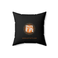 Frank and Penelope Spun Polyester Square Pillow