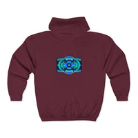 Classic Blue Unisex Heavy Blend™ Full Zip Hooded Sweatshirt