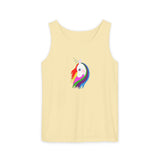 Lily the Unicorn Unisex Garment-Dyed Tank Top