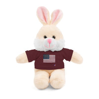 American Flag Stuffed Animals with Tee