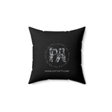 Graphite Lucy Spun Polyester Square Pillow