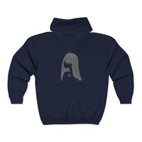 Graphite Lucy Unisex Heavy Blend™ Full Zip Hooded Sweatshirt