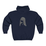 Graphite Lucy Unisex Heavy Blend™ Full Zip Hooded Sweatshirt