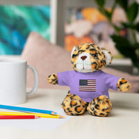 American Flag Stuffed Animals with Tee