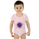 Purple Sun Infant Baby Rib Bodysuit
