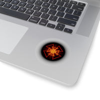 Orange Star Kiss-Cut Stickers