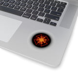 Orange Star Kiss-Cut Stickers