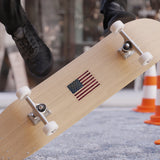 American Flag Transparent Outdoor Stickers, Die-Cut, 1pcs