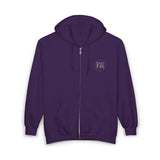 Graphite Lucy Unisex Heavy Blend™ Full Zip Hooded Sweatshirt
