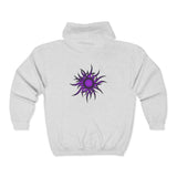 Purple Sun Unisex Heavy Blend™ Full Zip Hooded Sweatshirt