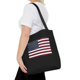 American Flag Tote Bag