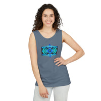 Classic Blue Unisex Garment-Dyed Tank Top