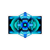Classic Blue Kiss-Cut Stickers