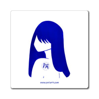 Blue Lucy Magnets