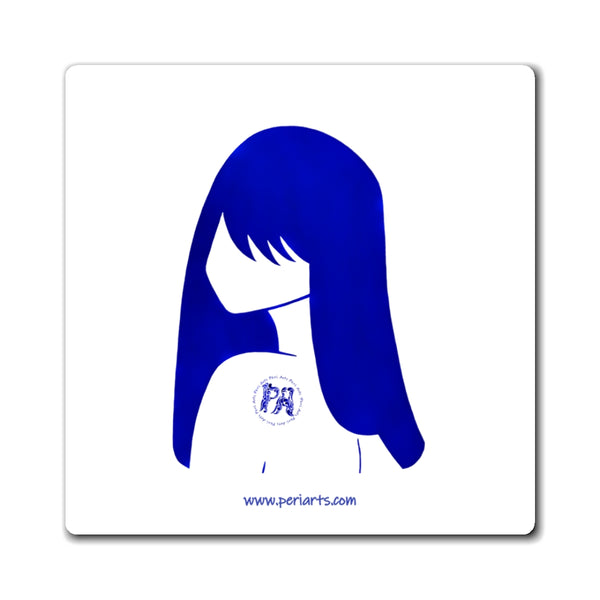 Blue Lucy Magnets