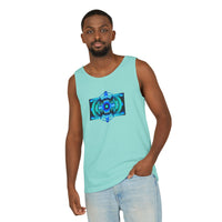 Classic Blue Unisex Garment-Dyed Tank Top