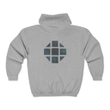 Teal Hex Unisex Heavy Blend™ Full Zip Hooded Sweatshirt