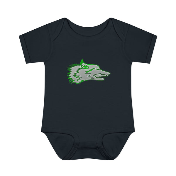 Wolf Infant Baby Rib Bodysuit