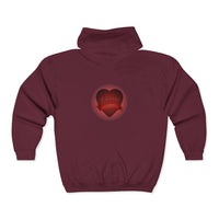 Heartmail Unisex Heavy Blend™ Full Zip Hooded Sweatshirt