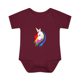Lily the Unicorn Infant Baby Rib Bodysuit