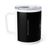 Teal Hex Insulated Coffee Mug, 10oz