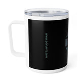Teal Hex Insulated Coffee Mug, 10oz