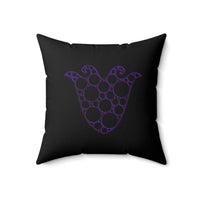 Emblem Spun Polyester Square Pillow