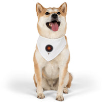 The Creative Art Series: Orange Star Pet Bandana Collar