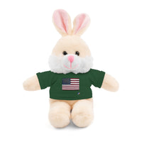 American Flag Stuffed Animals with Tee
