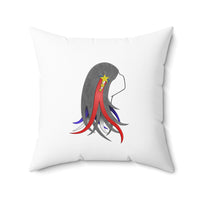 4th of July Lucy Spun Polyester Square Pillow