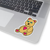 Peri Bear Kiss-Cut Stickers