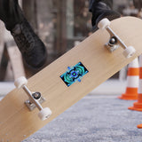 Classic Blue Transparent Outdoor Stickers, Die-Cut, 1pcs