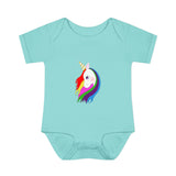 Lily the Unicorn Infant Baby Rib Bodysuit