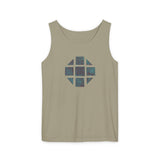 Teal Hex Unisex Garment-Dyed Tank Top