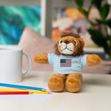 American Flag Stuffed Animals with Tee