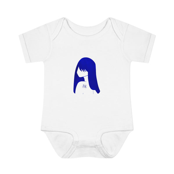 Blue Lucy Infant Baby Rib Bodysuit